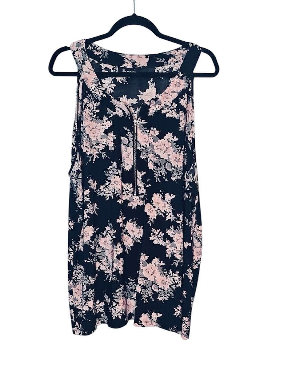 💚 Lily Morgan Floral Sleeveless Tank Top, Size 3X